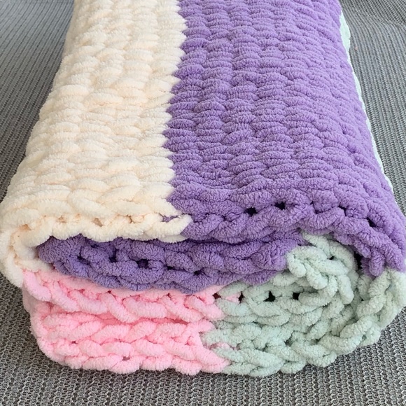 Hand Crafted Other - Final Price Drop  Spring Blanket Handmade NWOT